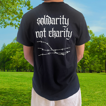 Load image into Gallery viewer, Trans Defense Fund LA - Solidarity Not Charity T-Shirt
